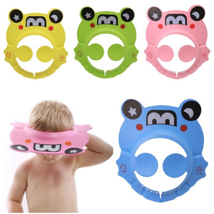 UNNISO - Topi Keramas Anak / Baby Bathing Shower Cap Cartoon