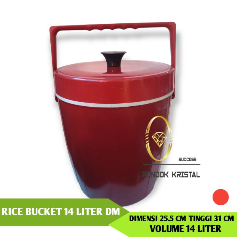 Bos Nasi 14 Liter DM / Bos Nasi hot and cold / Box Nasi / Rice Box / Ice Box / Thermos Nasi