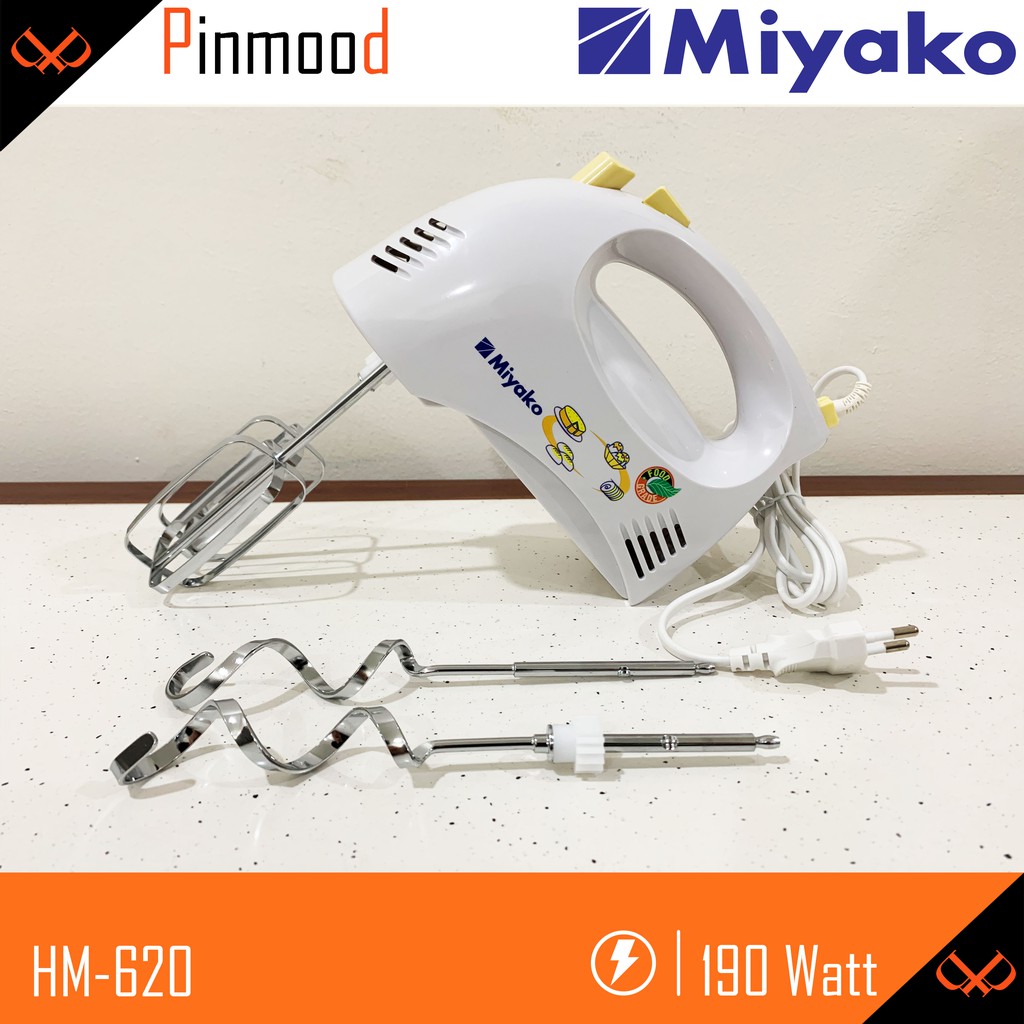 MIYAKO HAND MIXER TANGAN HM-620 ADONAN KUE ROTI / PENGADUK PENCAMPUR ADONAN KUE MURAH