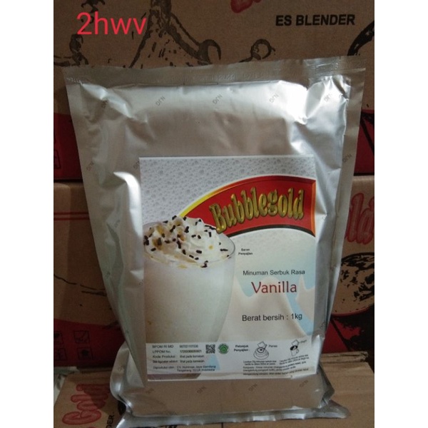 

Bubuk Minuman/Buble Gold Vanilla 1KG