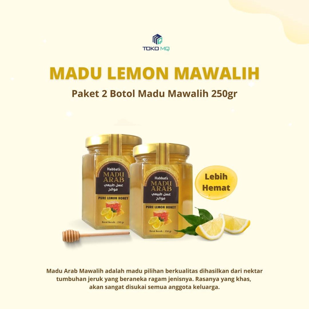 

Toko MQ - Paket Hemat madu Lemon mawalih 250gr
