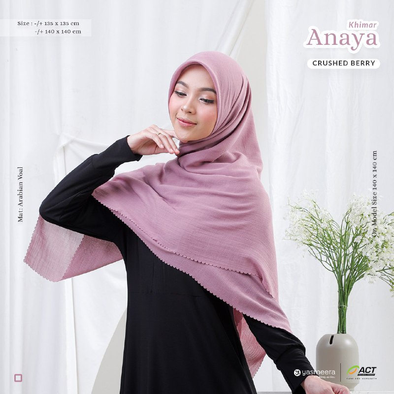 VOAL ARABIAN ANAYA SCARF BY YASMEERA