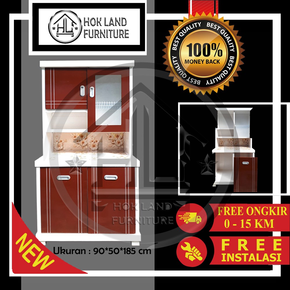 Lemari sayur 2 pintu lemari rak piring dapur minimalis / Lemari Sayur 2 Pintu Kayu Multiplek / LS59