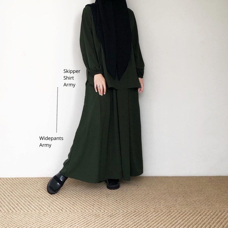 Skipper Blouse + Widepants (dijual terpisah)-3
