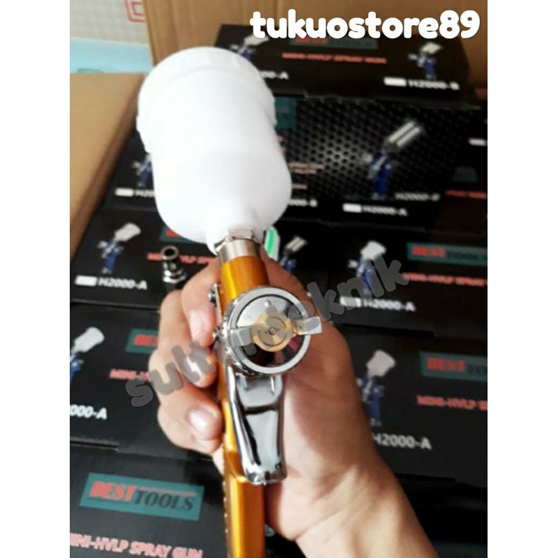 spray gun HVLP mini H2000 nozzle 0.8mm original H2000 / spray gun cat HVLP