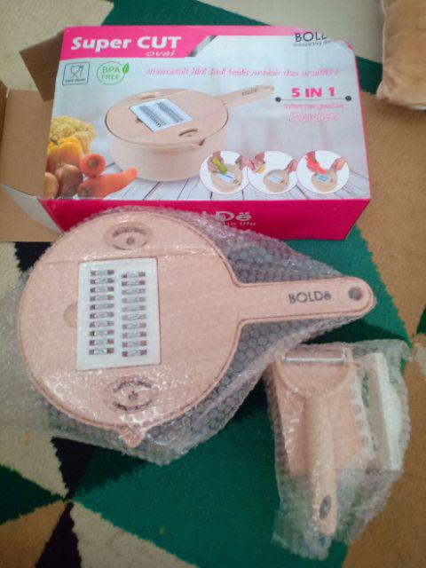 Bolde Super Cut Oval - Pemotong Kentang Sayuran - Alat Potong Pengiris Sayur Chopper Slicer Dicer