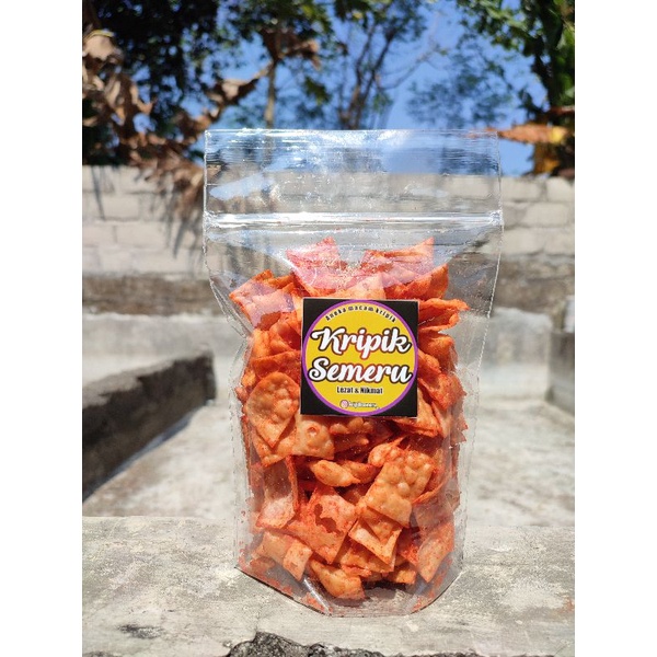 

Kripik Semeru 100gram lezat gurih renyah pedas