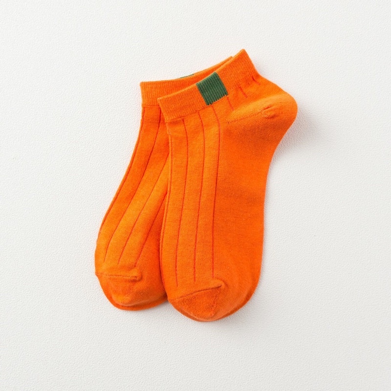 May star Kaos Kaki Polos 6 Garis Unisex Fashion Wanita/Pria Kaos Kaki  Murah MAYSTAR k3-Orange