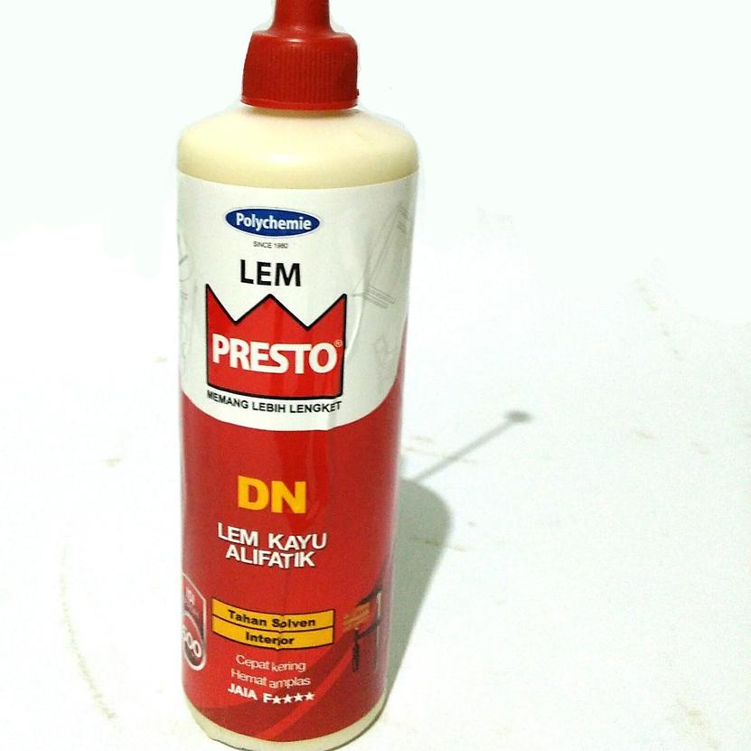 ۞ Lem Putih Kayu / Mebel / HPL / Tacosheet Presto Tipe DN ♗