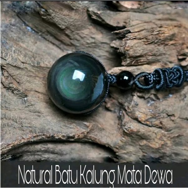 KALUNG NATURAL BATU ALAM MATA DEWA UNISEX