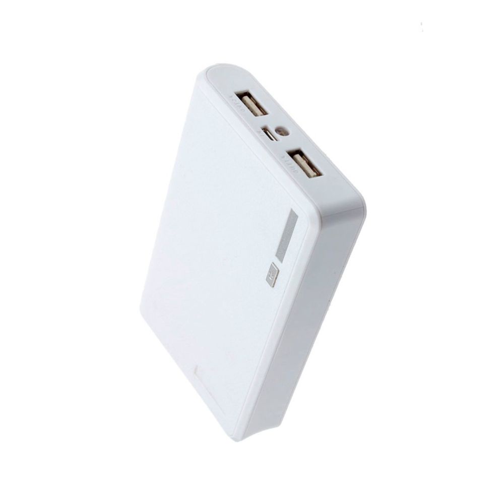 QUINTON External Battery Charger DIY Box White Power  Bank For Phone Holder Port Kit Best 5V 2A Smartphone USB/Multicolor