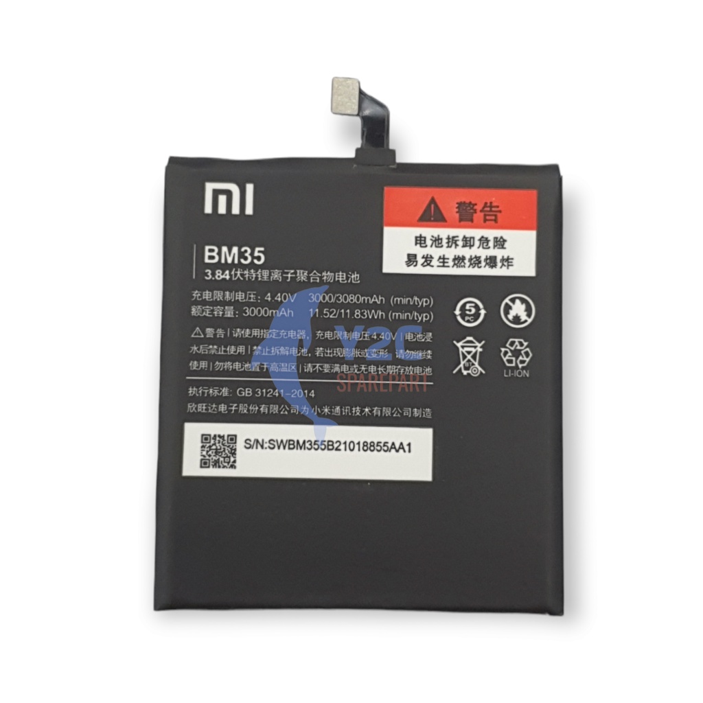 BATERAI XIAOMI MI4 I / MI 4C / MI4I MI4C / BM35 ORIGINAL OEM / BATRE BATERE BATRAI BATREI