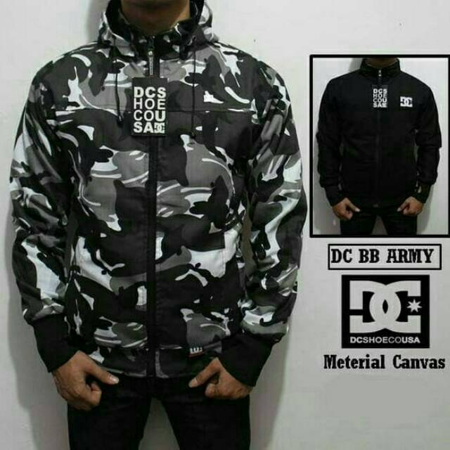 Jaket pria Jaket DC bolak balik Jaket loreng rusia jaket loreng jaket 2in1 jaket bb army jaket camo