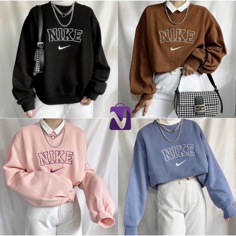 CREWNECK NIKE BAHAN FLEECE