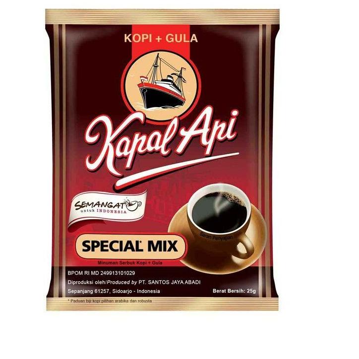 

Coba dilihat⚡ Kapal Api Special Mix ( Isi 10 Sachet Berat 24 Gram ) #Shopeehaul