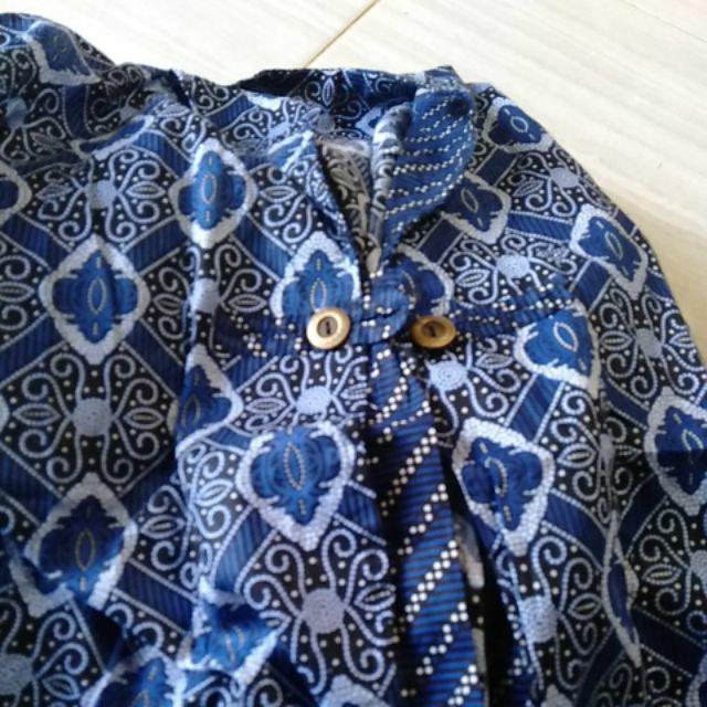 Batik Couple_maora Sania Ruffle Batik Couple Ori Ndoro Jowi Dnt Garansi Termurah