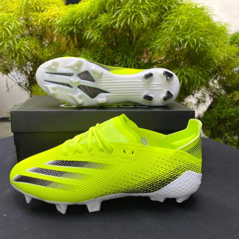 Sepatu Bola Adidas X Ghosted.1 Volt Black FG