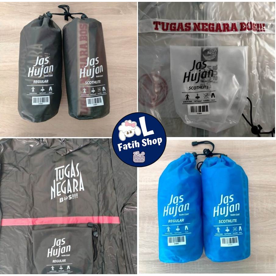Jas Hujan Tugas Negara Bos Setelan Jas Hujan TNB ASLI - ORIGINAL