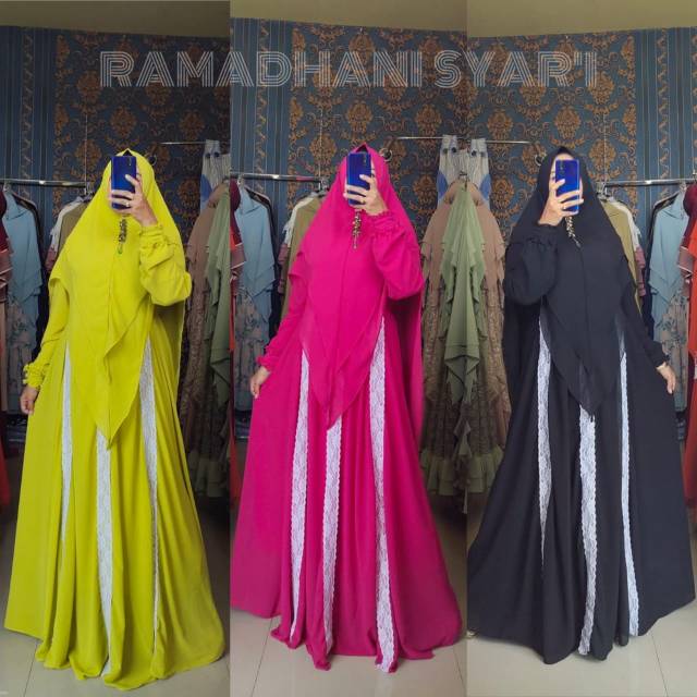 RAMADHANI SYAR'I
by FAZZA BOUTIQUE - syar'i termurah
