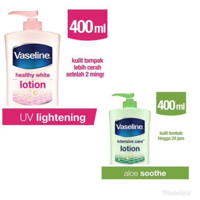 Vaseline Healthy White / Intensive Care UV Lightening 400ml