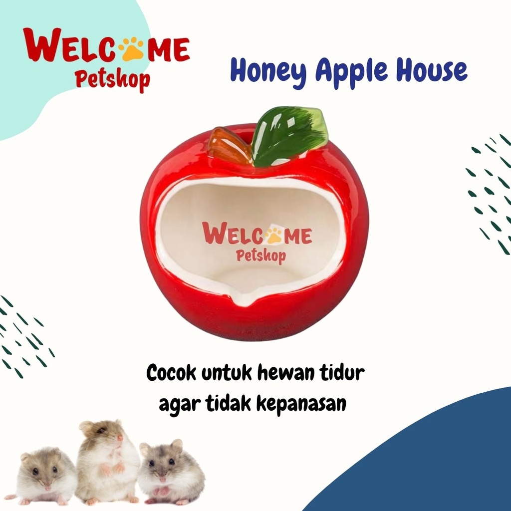 Honey Apple House / Rumah Hamster / Kandang Hamster