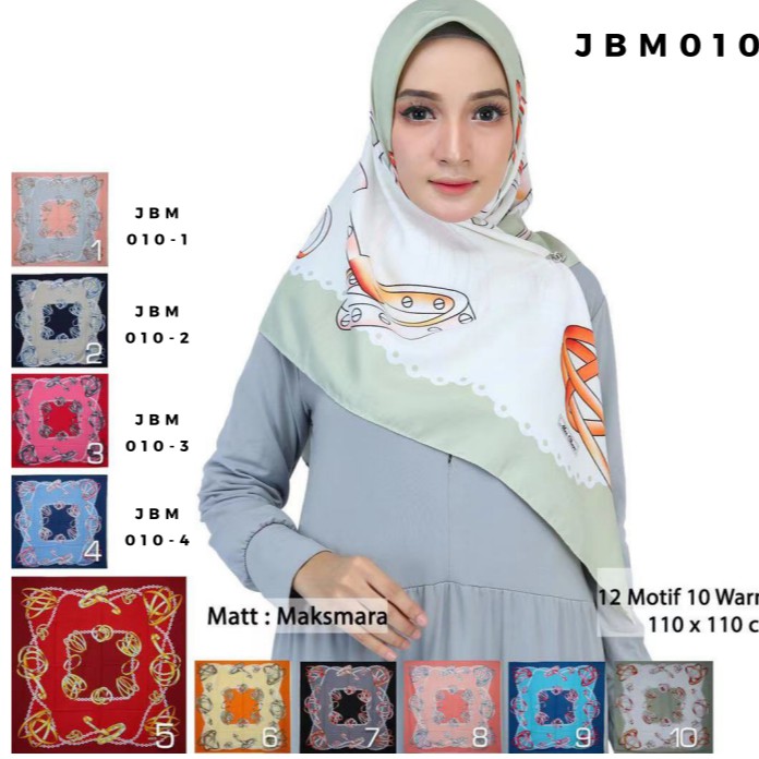 Jilbab Segitiga Mei Chen / Hijab Variasi Warna / Kode JBM010