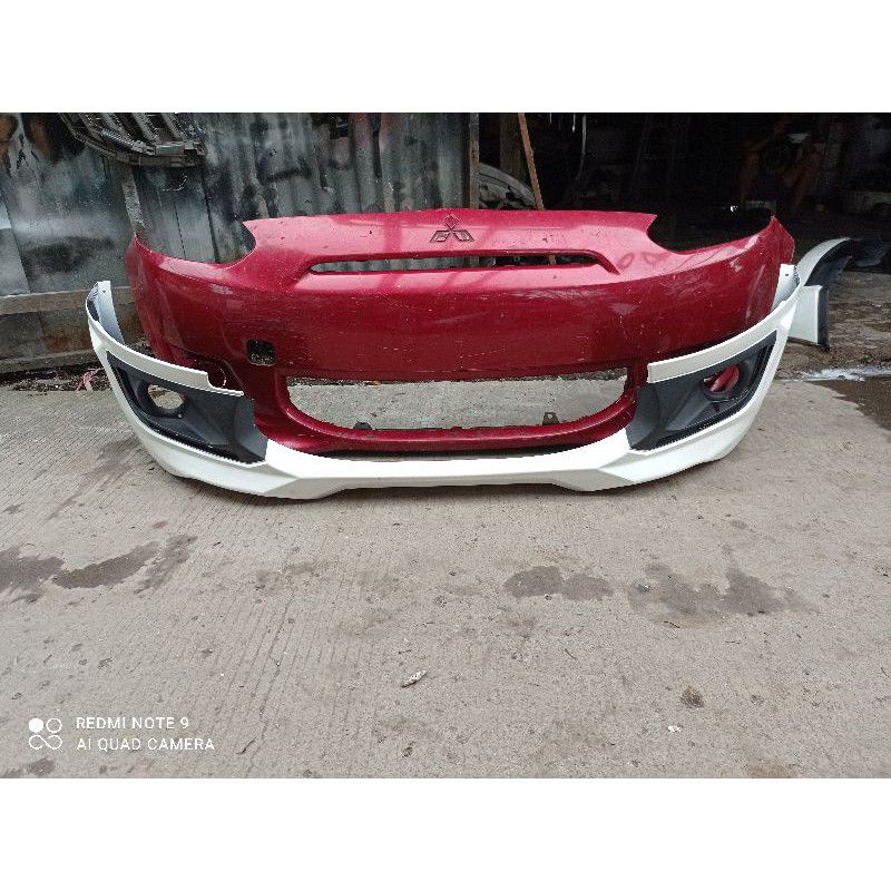 bumper depan mirage 2013 set bodykit