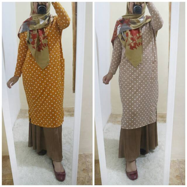 TUNIK KAOS / TUNIK POLKADOT / TUNIK MENYUSUI by MUSASK