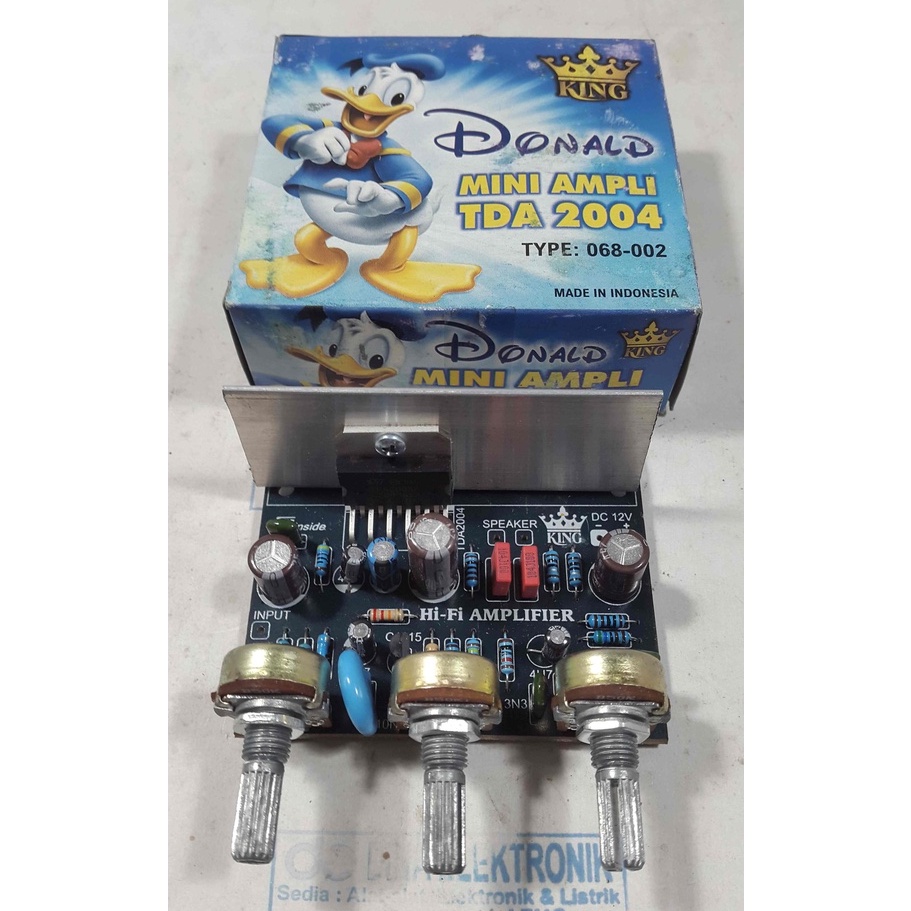 KIT POWER AMPLIFIER MONO DC 12 VOLT - IC TDA 2004