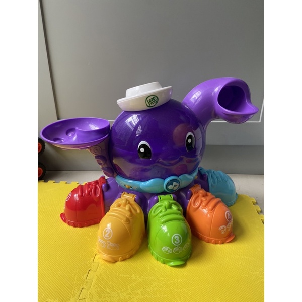 leapfrog octopus peek a shoes leap frog - gurita second preloved good condition