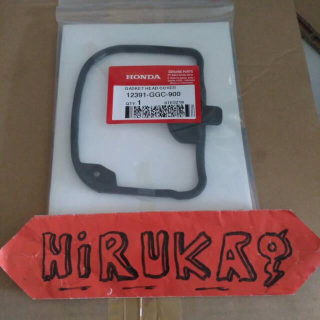 12391-GGC-900  HGP AHM 100% GASKET PAKING KARET HEAD CYLINDER BEAT F1 SCOOPY F1 12391GGC900
