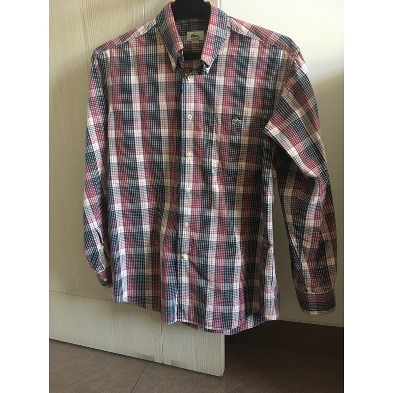 kemeja Lacoste flanel