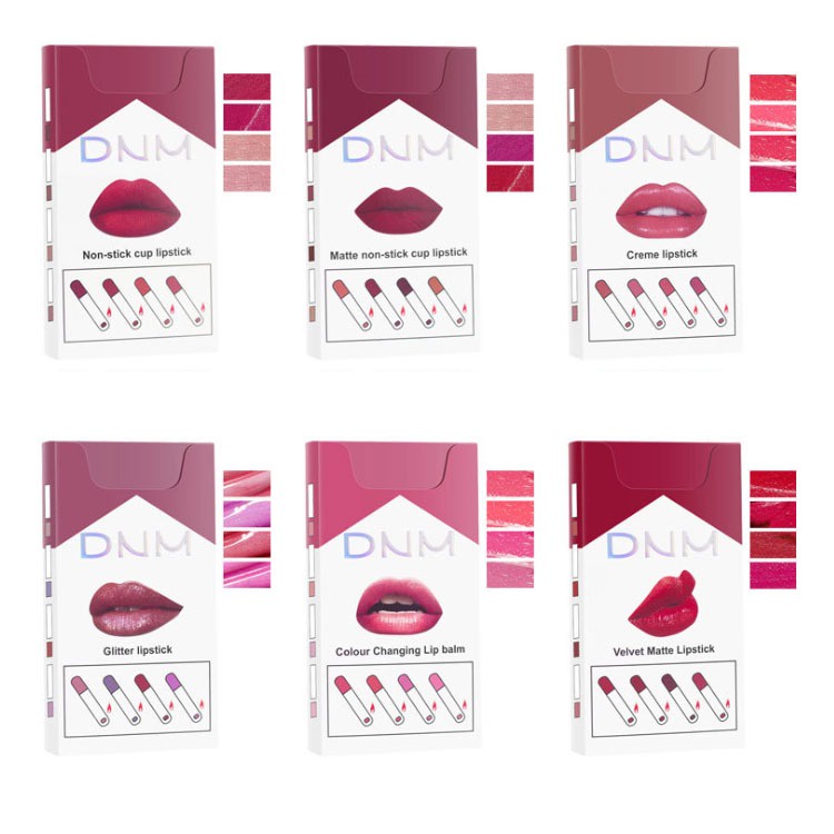 DNM MATTE WATERPROOF LIPSTICK SET 4 / PEWARNA BIBIR / LIPSTICK WANITA