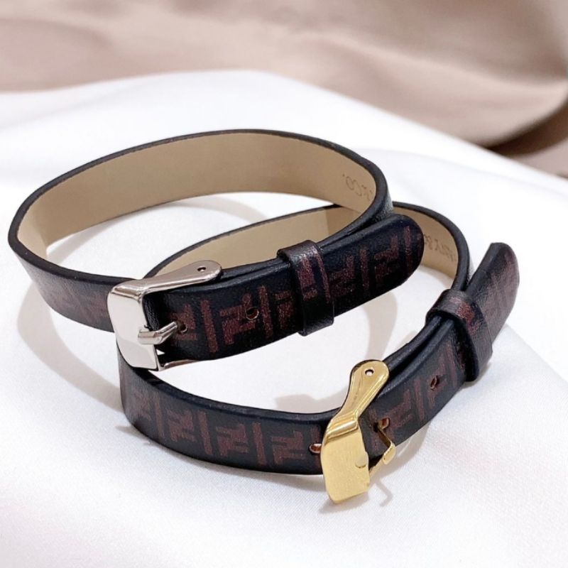 Gelang kulit Branded band /gelang fashion import 006