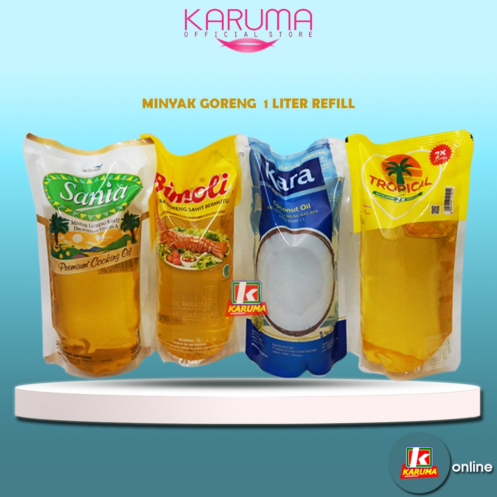 

Minyak Goreng Kemasan Refil 1liter