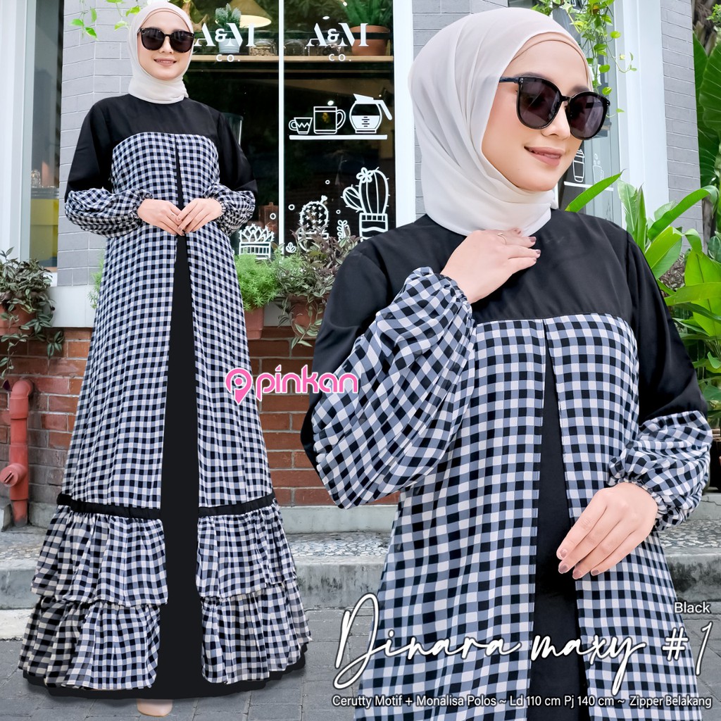 Jumbo)Baju Gamis Wanita Muslim Terbaru 2021 Motif Batik Model Payung Busui Friendly Ukuran D31