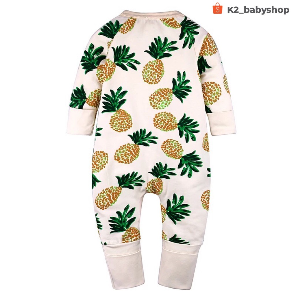 BABY K2 - BABY LONG ZIPPYSUIT MOTIF NENAS KODE 00007