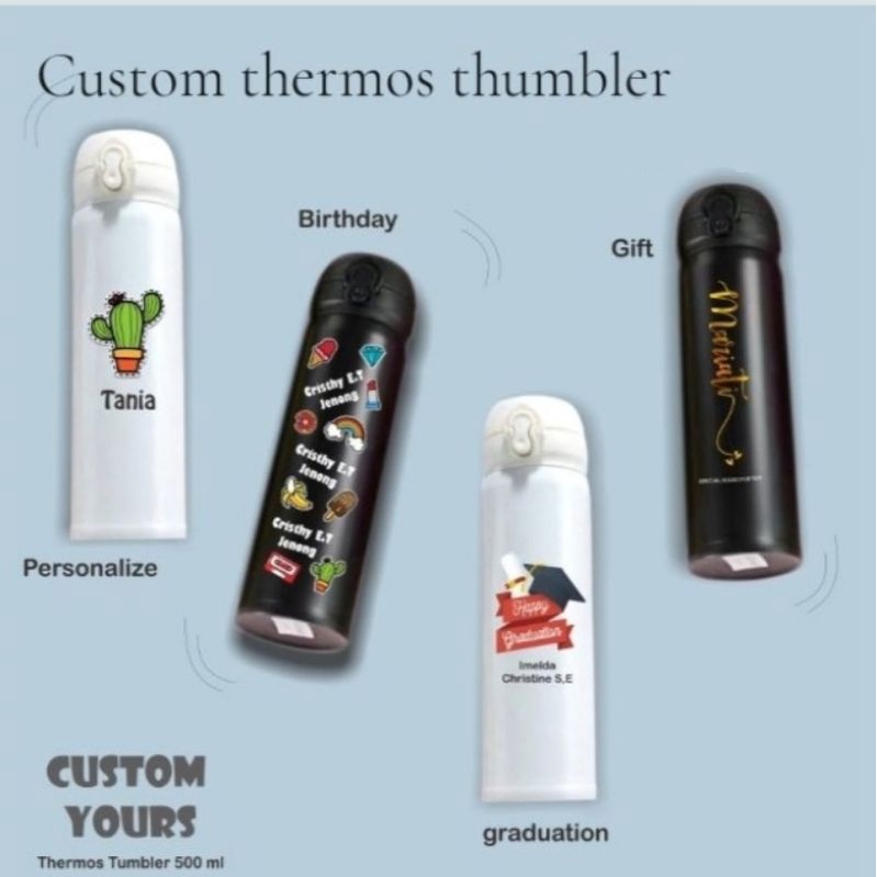 custom thermos tumbler custom botol minum murah kado murah kado anak souvenir murah