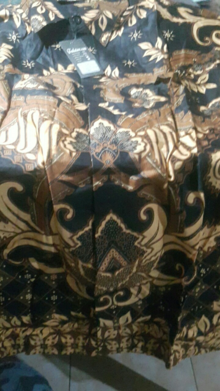 Trolistore Grosir Grup Kemeja Batik Lengan Panjang Batik Pasangan Kemeja Gamis Pasangan Kj