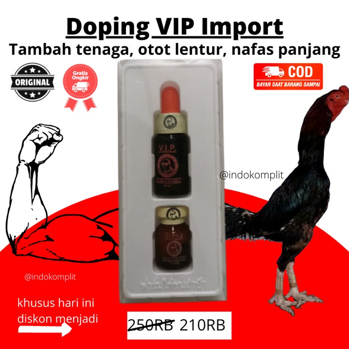 Doping Ayam VIP Aduan Bangkok Import Original