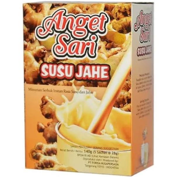 

Anget Sari Susu Jahe 5 Sachet x 28G