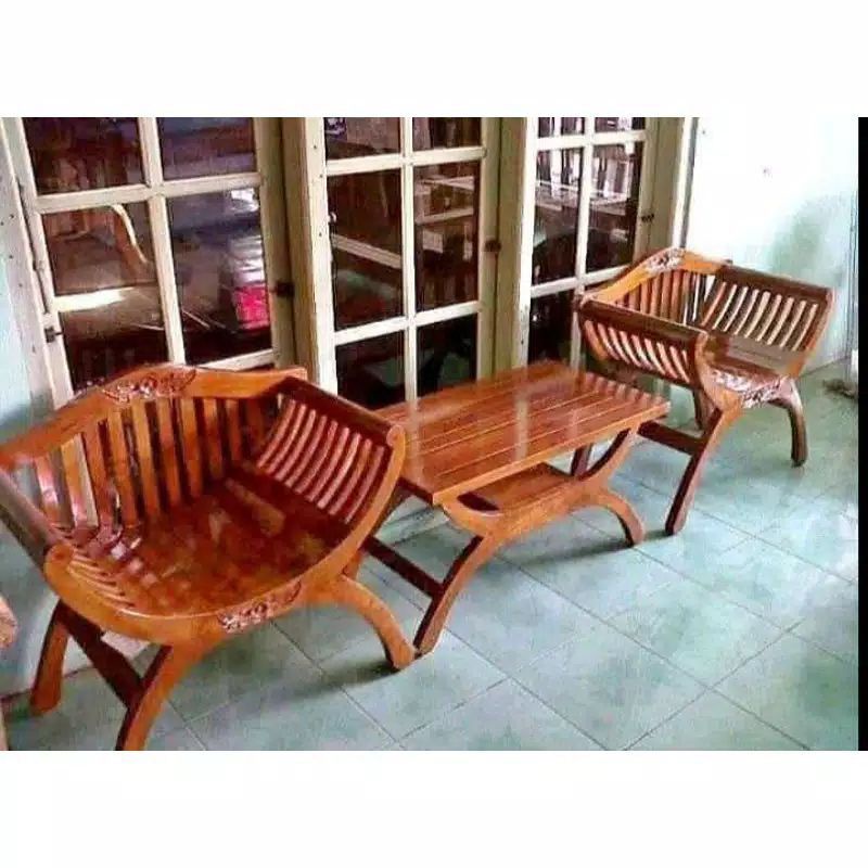 kursi teras yuyu jati