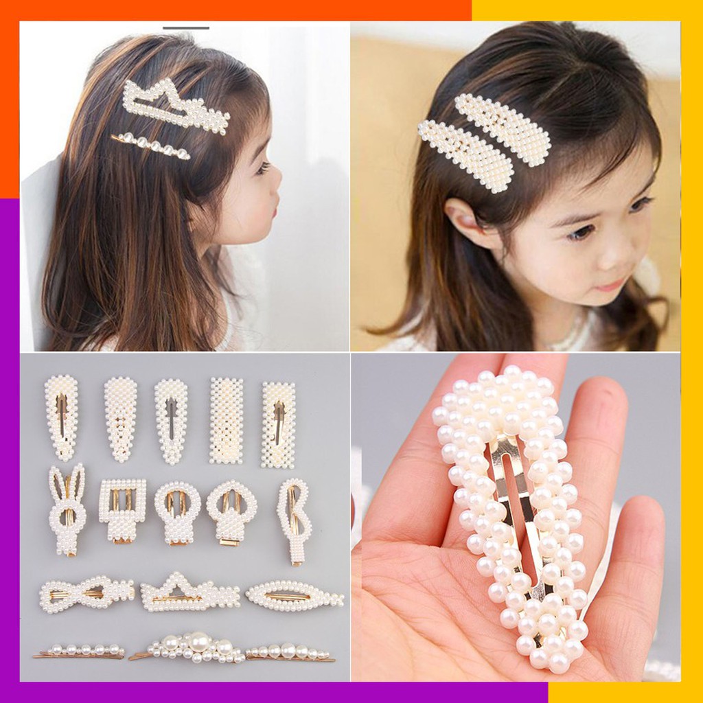 JEPIT ALA KOREA RAMBUT MUTIARA HAIRPIN AKSESORIS (RANDOM)