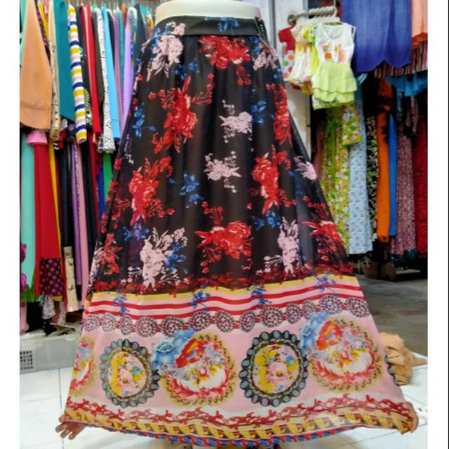 Rok panjang motif rok panjang sifon rok panjang sehari hari