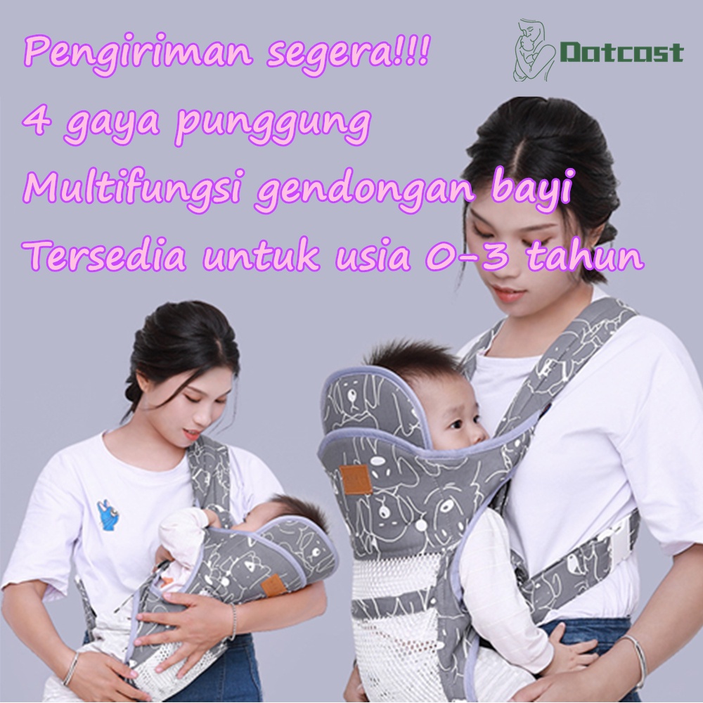 Gendongan Bayi Depan Murah 0-36 bulan Gendongan Baby Lite Carrier SSC Ergonomis M Shape Original Bisa COD Gendongan Newborn Baby Carrier Solid &amp; Motif