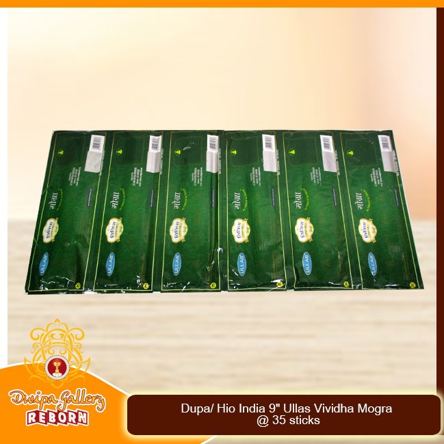 Dupa/ Hio India 9&quot; Ullas Vividha Mogra @ 35 sticks (1 Renceng 6pcs)