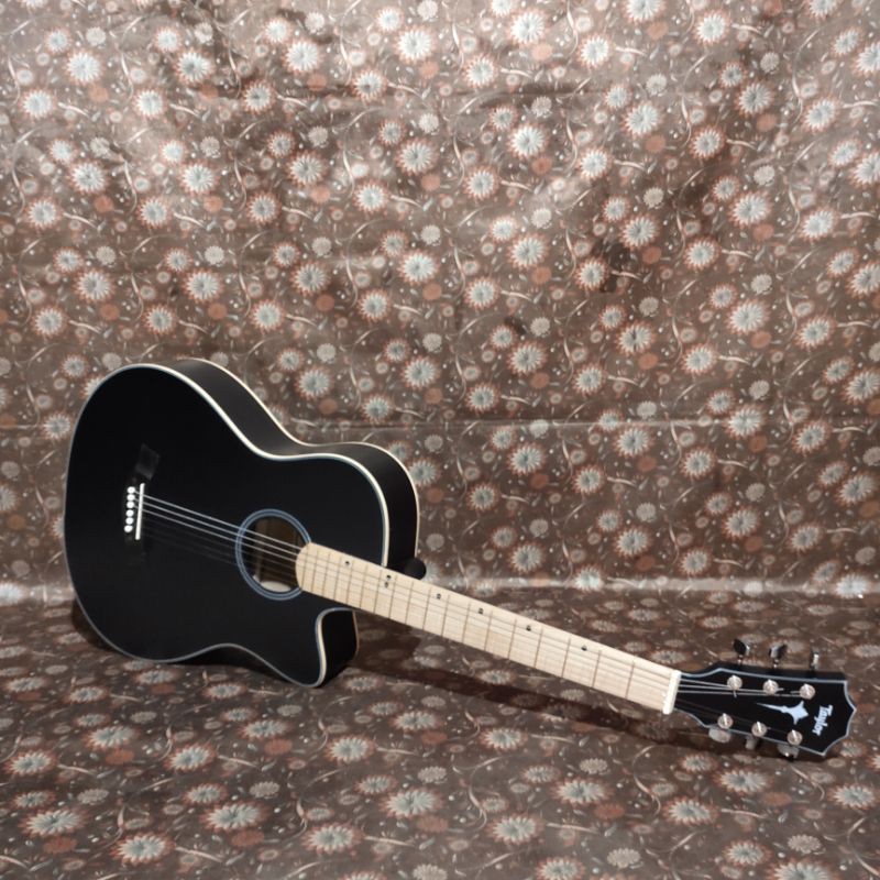 GITAR AKUSTIK TAYLOR FRET PUTIH WARNA HITAM