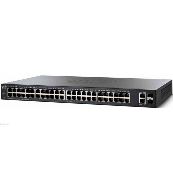 Cisco SG220-50-K9-EU SG220-50 50-Port Gigabit Smart Plus Switch