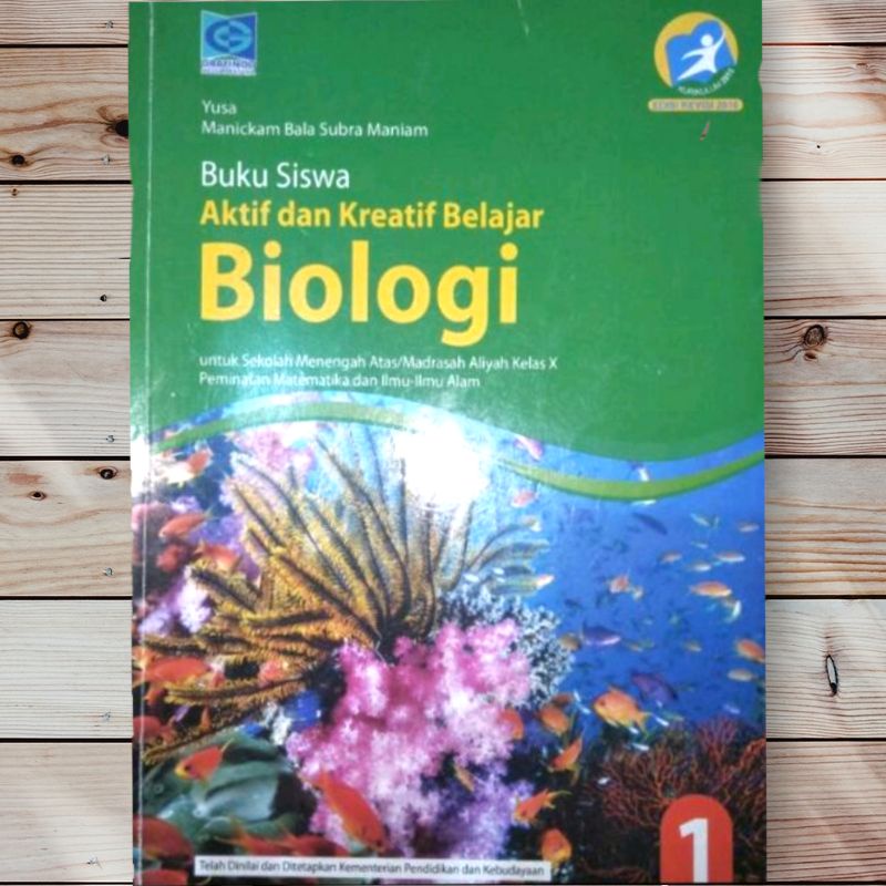 Kelas 10 11 12 Biologi / Pendidikan Agama Islam PAI Grafindo Facil 1 2 3 SMA X XI XII Edisi Revisi Wajib Perminatan-Biologi Kelas 1