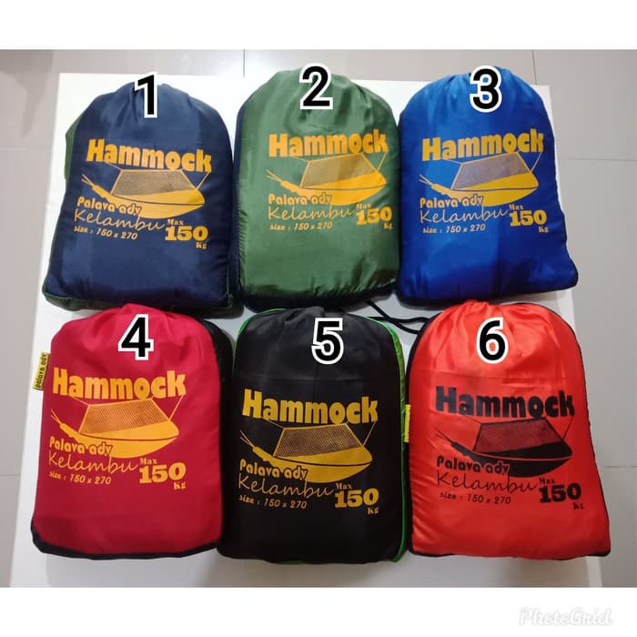hammock ayunan kelambu - hammock + alat - outdoor / alat camping + sleeping - tenda camping